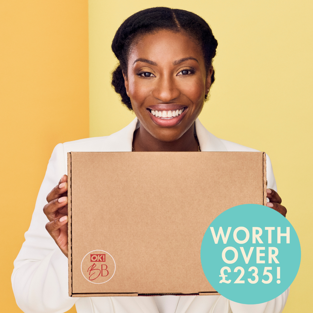 The limited edition OK! Beauty Box by Dr.Ejikeme (worth over £235)