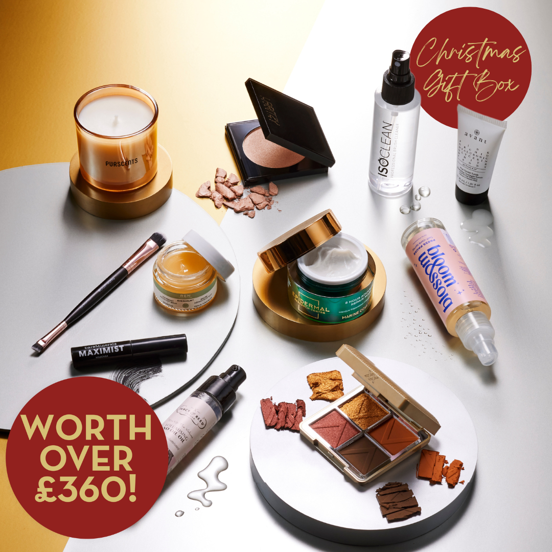 Christmas Beauty Gift Box & the Happiness Edit Beauty Bundle (worth ov