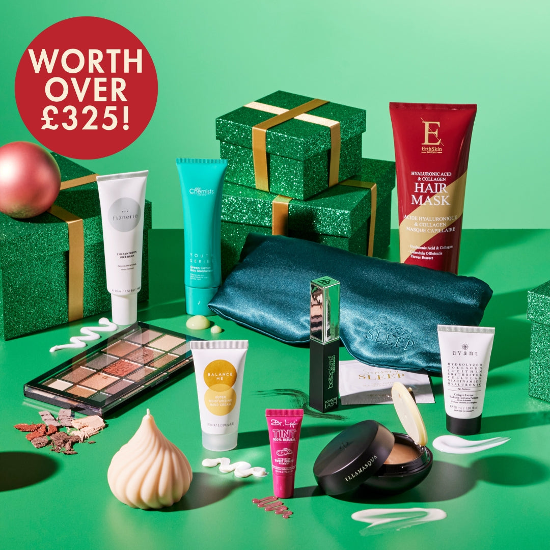 Christmas Gift Box + Dewy Delights Edit Beauty Bundle (worth over £445)